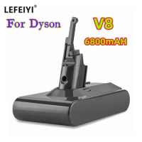 Vacuum Cleaner Battery for Dyson V8/V8 Absolute/SV10 (6800mAh)
