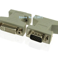 DVI 24+5 Female to VGA 15P Male Adapter DVI-I Female to D-Sub Male Connector DVI VGA Converter DVI connect VGA devices