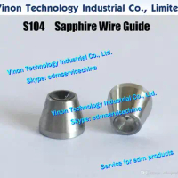 Ø0.255mm edm Wire Guide (Sapphire) S104 3080222, Upper Dies B (Sapphire) 0205406 for AQ,A,EPOC edm machine EDM Sapphire Guide