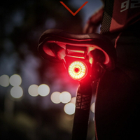 自行車剎車尾燈光感超亮智能車燈尾燈LED可充電戶外夜騎警示裝備