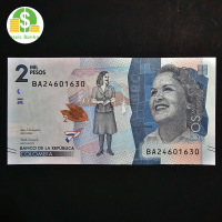 Uang Kuno Colombia 2000 Peso th 2018
