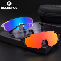 ROCKBROS Cycling Polarized Glasses MTB Road Bike Photochromic Eyeglasses Goggle Outdoor Sports Fishing Shades Cycling Equipment