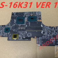 Used MS-16K31 VER 1.2 FOR MSI MS-16K3 MS-17B2 GS63VR GS63 GS73 GS73VR MOTHERBOARD WITH I7-7700HQ CPU AND GTX1070M TESED OK