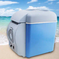 Vehicle Refrigerator Portable Mini Warming and Cooling Car Freezer Fridge Double Use 7.5L insulation box For Car And Home Cooler