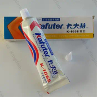 Genuine 100g Kafuter K-1668 industrial glue electronic components fixed adhesives yellow glue free s