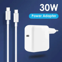 30W PD USB-C Power MagSaf*1 2 Adapter Laptop Notebook Fast Charger For Apple Macbook 12'' Air 13'' M1 M2 A1882 A1534 A2337 A2681