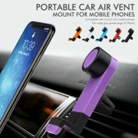Portable Car Air Vent Mount for Mobile Phones 360 Degree Rotation Adjustment Compatible with 3.5-6.3 Inch Phones