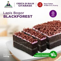 Lapis Bogor Sangkuriang Blackforest - Reguler Pack (550gr) - Oleh-oleh Khas Bogor