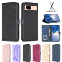 Wallet Flip Case Cover For Google Pixel 8A 7A 8 7 Pixel8 Pixel7 Pro Pixel8A Pixel7A Lucky Grass Protect Phone Cases Card Slot
