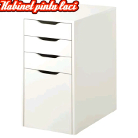 KABINET MEJA BUKU MEJA KOSMETIK LEMARI 1 PINTU 3 LACI (V24) Furniture Aesthetic