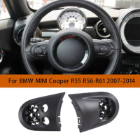 For BMW MINI Cooper R55 R56 R57 R58 R59 R60 R61 Car Steering Wheel Control Switch Trim Cover Replacement Parts Accessories