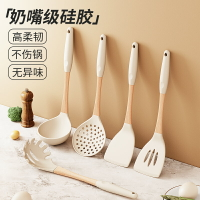 MUJIE日本進口硅膠鏟子不粘鍋專用鍋鏟家用食品級湯勺子廚具套裝