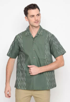 KICHI BATIK Catra Shirt Green