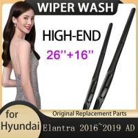 Car Wiper Blade for Hyundai Elantra 2016~2019 AD Avante Super Elantra Windscreen Windshield Wipers Car Accessories 2017 2018