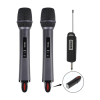 GPUB TX12 Magnetic Rechargeable Microphone Wireless Microphone Professional UHF