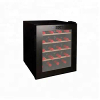 6 8 12 Bottle Wine Cooler Cabinet Beverage Chiller Compact Compressor Cooling Unit Cellar Wine Refrigerator