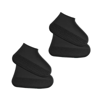 【黑魔法】抗滑耐磨矽膠防水雨鞋套(x2)