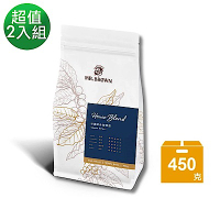 【金車伯朗】珍選綜合咖啡豆(450克/袋)二入