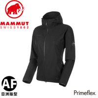 【MAMMUT 長毛象 女 GRANITE SO Hooded Jacket AF 軟殼外套《黑》】1011-00331