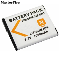3.7V 1000mah Rechargeable Li-ion Battery NP-BN1 NPBN1 for Sony DSC-T110 T99 WX150 TX5 WX5C W800 W810 W830 QX30 QX100 Batteries