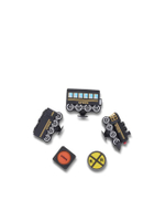 ตัวติดรองเท้า JIBBITZ  3D LIGHTS UP TRAIN 5 PACK