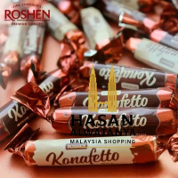 Roshen Konafetto Bianco Nero Rolled Wafers Cream Coklat Mekah Dubai Halal - Cookies Snacks Food oleh