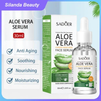 Silanda Beauty Aloe Vera Serum Korean Skincare Anti Wrinkle Nourishing Face Essence Skin Soothing Moisturizing Facial Serum 30ml
