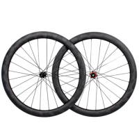 Carbon Wheelset Road Disc Brake Wheels X WEAVE Finish Rim Center Lock/ 6-blot Lock Road Cycling