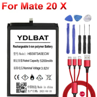 HB3973A5ECW 5200mAh Battery for Huawei Honor Note 10 RVL-AL09 RVL-AL10 Mate 20 X 20X Mate20X EVR-AL00 Honor 8X+USB cable+toolkit
