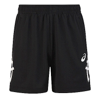 Asics 針織短褲 [2053A138-001] 男 短版球褲 排球 針織 輕量 延續 黑