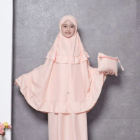 Alantasik mukena anak remaja tanggung basic polos 2in1 travel AISYAH  alantasik  kisaran 6 7 8 9 10 