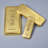 GGMM  สินค้าใหม่   ทองคำแท่งฟอร์จูน 1000 กรัมการลงทุนทองคำแท่งอิฐทองงานฝีมือพื้นผิวชุบทองบล็อกคอลเลกชันของขวัญเครื่องประดับ