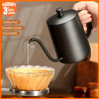 600ML Pour Over Coffee Kettle Gooseneck Kettle Spout Coffee Pots Drip Coffee Maker Kettle Long Narrow Stainless Steel Pour