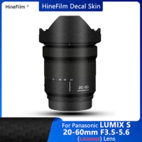 LUMIX S 2060 Lens Sticker 20-60 Decal Skin for Panasonic Lumix S 20-60mm f/3.5-5.6 Lens Sticker Film Anti Scratch Wrap Cover