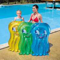 《Bestway》章魚造型兒童浮排(69-05885) (黃.綠.藍隨機出貨)
