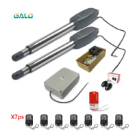 Wireless Remote Control Heavy-Duty Dual Automatic Gate Opener Kit For Swing Gate