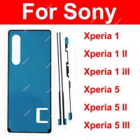 LCD Rear Battery Cover Adhesive For Sony Xperia 1 X1 ii iii Xperia 5 X5 II III Screen Display Back Battery Cover Sticker Parts