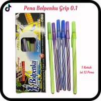 PENA BOLPENKU LILIN GRIP 0.1 HITAM