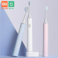 XIAOMI MIJIA T500 T300 Electric Toothbrush Smart Sonic Brush Ultrasonic Whitening Teeth vibrator Wireless Oral Hygiene Cleaner