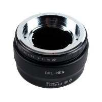 DKL Deckel Retina Lens to E Mount Camera Adapter Ring for Sony NEX 7 6 5 C3 VG10 A6000 A6100 A6300 A5100 A7R A7S