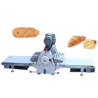 Dough Sheeter Automatic Machine Dough Roller Sheeter Pastry Croissants Shortening Machine Stainless Steel