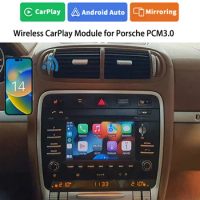 2024 Apple CarPlay Backup Camera PCM3.0 Stock Head Unit Phone Screen Mirror for Cayman 911 Turbo 987 Boxster 997 Carrera