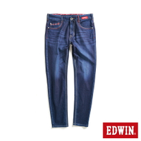 EDWIN 東京紅360°迦績彈力機能極窄管褲-男款 原藍磨