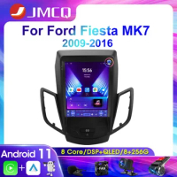 JMCQ 2Din 4G Android 11 Car Radio For Ford Fiesta MK7 2009-2016 Stereo Multimedia Video Player Navigation GPS Head Unit Carplay