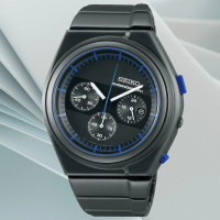 【SEIKO 精工】GIUGIARO DESIGN 聯名設計限量計時腕錶 SK044 母親節 禮物(SCED061J/7T12-0CG0B)