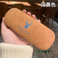 眼睛盒鹿頭鏡盒老花近視眼鏡盒少女簡約老花鏡眼鏡收納盒眼睛盒子-Misaki精品
