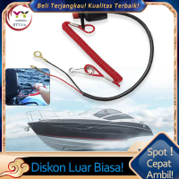 Kill Switch Mesin Outboard Perahu Universal dengan Tali Lanyard - Cocok untuk Semua Jenis Mesin Outb