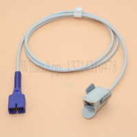 ใช้งานร่วมกับ DB9 Nellcor DS100A Oximax Tech Spo2 Sensor สำหรับ N-65 Schiller Colin Datascope Edan M