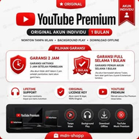 [Bonus Gantungan Kunci] Langganan Youtube Premium Individu Original (Akun Private) 1 bulan