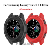 Armor Protective Case for Samsung Galaxy Watch 4 Classic 42mm 46mm Protect Cover TPU Bumper Shell for Galaxy Watch4 Classic
